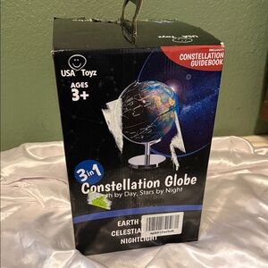 Constellation Globe 3-in-1 Earth by Day, Stars by Night By USA Toyz, Ages 3 & Up